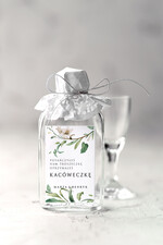 Podziękowania dla Gości Weselnych Butelki prezenty ślubne dla gości weselnych, kacówki na własny trunek0