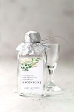 Podziękowania dla Gości Weselnych Butelki Ślubne podziękowania prezenciki dla gości weselnych buteleczki na własnoręcznie wykonany trunek  0