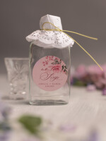 Podziękowania dla Gości Weselnych Butelki cudowne podziękowania, male butelki piersiówki0