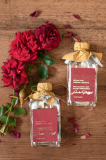 Podziękowania dla Gości Weselnych Butelki upominki dla gości weselnych, piersiówki z personalizacją1