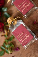 Podziękowania dla Gości Weselnych Butelki upominki dla gości weselnych, piersiówki z personalizacją2