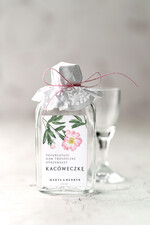 Podziękowania dla Gości Weselnych Butelki prezent dla gości weselnych, buteleczki 100 ml prezent dla gości0