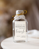 Podziękowania dla Gości Weselnych Butelki kacóweczki na własny trunek, butelki 100 ml z personalizacją, podziękowania dla gości butelki na alkohol, pomysł na prezenty dla gosci weselnych 1