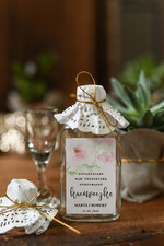 Podziękowania dla Gości Weselnych Butelki podziękowania dla gości weselnych, buteleczki na nalewki wesele0