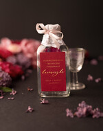 Podziękowania dla Gości Weselnych Butelki upominki podziękowania za przybycie po ślubie, butelka na nalewka prezent dla gości weselnych0