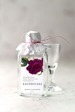 Podziękowania dla Gości Weselnych Butelki prezencik dla gości weselnych, setki piersiowki buteleczki0