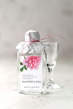 Podziękowania dla Gości Weselnych Butelki podziękowania dla gości weselnych za przybycie, buteleki kacowki w podziękowaniu1