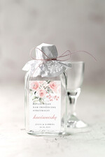 Podziękowania dla Gości Weselnych Butelki ślubne upominki dla gości weselnych, kacowki buteleczki na nalewki0