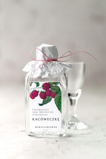 Podziękowania dla Gości Weselnych Butelki prezenciki dla gości weselnych, kacóweczka do własnego wypełnienia0