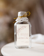 Podziękowania dla Gości Weselnych Butelki pomysł na prezenty dla gości na weselu, prezent podziękowanie za przybycie na weselu, podziękowania dla gości kacówka, pomysł na prezenty dla gości1