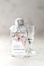 Podziękowania dla Gości Weselnych Butelki unikatowe podziękowania dla gości weselnych buteleczki na alkohol  0