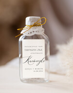 Podziękowania dla Gości Weselnych Butelki kacóweczki na własny trunek, butelki 100 ml z personalizacją, podziękowania dla gości butelki na alkohol, pomysł na prezenty dla gosci weselnych 0