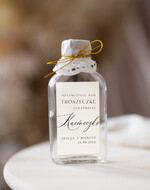 Podziękowania dla Gości Weselnych Butelki kacóweczki na własny trunek, butelki 100 ml z personalizacją, podziękowania dla gości butelki na alkohol, pomysł na prezenty dla gosci weselnych 1