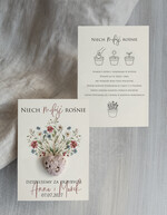 Podziękowania dla Gości Weselnych Nasionka Kwiatów podziękowania dla gości weselnych, prezenciki dla gosci, podziekowanie upominek nasionka kwiatów1