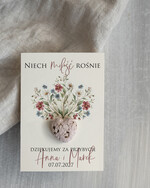 Podziękowania dla Gości Weselnych Nasionka Kwiatów podziękowania dla gości weselnych, prezenciki dla gosci, podziekowanie upominek nasionka kwiatów0