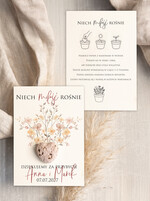 Podziękowania dla Gości Weselnych Nasionka Kwiatów podziękowania dla gości weselnych, prezenciki dla gosci, podziekowanie upominek nasionka kwiatów1