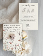 Podziękowania dla Gości Weselnych Nasionka Kwiatów podziękowania dla gości weselnych, prezenciki dla gosci, podziekowanie upominek nasionka kwiatów0