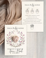 Podziękowania dla Gości Weselnych Nasionka Kwiatów podziękowania dla gości weselnych, prezenciki dla gosci, podziekowanie upominek nasionka kwiatów1