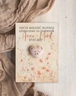 Podziękowania dla Gości Weselnych Nasionka Kwiatów podziękowania dla gości weselnych, prezenciki dla gosci, podziekowanie upominek nasionka kwiatów0