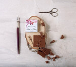 Podziękowania dla Gości Weselnych Czekoladki piękne podziękowania, czekoladki weselne, prezenty podziękowania dla gości czekoladka 5x5 cm 1