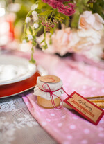 Podziękowania dla Gości Weselnych Miody i słoiczki Nutella ślubne podziękowania dla gości słodkości od Państwa Młodych miodki w słoiczkach  0