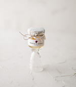 Podziękowania dla Gości Weselnych Miody i słoiczki Nutella ślubne upominki dla gości, mini słoiczek miod0