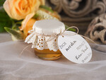 Podziękowania dla Gości Weselnych Miody i słoiczki Nutella podziękowania dla gości weselnych łakocie dla podnienienia słoiczek miodu z personalizacją  0