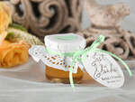 Podziękowania dla Gości Weselnych Miody i słoiczki Nutella ślubne upominki dla gości, male sloiczki z miodem1
