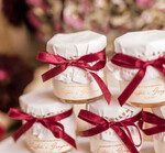 Podziękowania dla Gości Weselnych Miody i słoiczki Nutella oryginalne prezenty dla gości weselnych, miodki w słoiczkach0