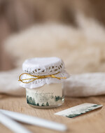 Podziękowania dla Gości Weselnych Miody i słoiczki Nutella prezenciki podziękowania dla gości weselnych, miód pszczeli w słoiczku0