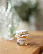 Podziękowania dla Gości Weselnych Miody i słoiczki Nutella pomysł na prezenty dla gości weselnych, podziękowanie dla gości weselnych, miodki na podziękowania dla gości, prezenty dla gości weselnych, słoiczek z miodem1