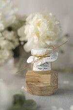 Podziękowania dla Gości Weselnych Miody i słoiczki Nutella podziękowanie dla gości weselnych  miodziki male słodki prezent  1