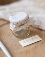 Podziękowania dla Gości Weselnych Miody i słoiczki Nutella prezent dla gości weselnych, male sloiczki z miodem1