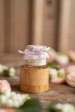 Podziękowania dla Gości Weselnych Miody i słoiczki Nutella podziękowania  dla gości weselnych słodki upominek  słoiczki na miód miodek0