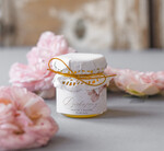 Podziękowania dla Gości Weselnych Miody i słoiczki Nutella podziękowanie dla gości weselnych, mini słoiczek z miodem, prezent dla gości weselnych słoiczek miodu, pomysł na podziękowania dla gości na weselu1