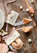 Podziękowania dla Gości Weselnych Ciasteczka z wróżbą upominki podziękowania za przybycie po ślubie, ciasteczka z wróżbą i dedykacją1