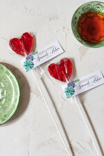 Podziękowania dla Gości Weselnych Lizaki podziękowanie za przybycie na uroczystość słodki upominek   0