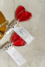 Podziękowania dla Gości Weselnych Lizaki upominki podziękowania za przybycie po ślubie słodki poczęstunek   0