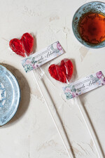 Podziękowania dla Gości Weselnych Lizaki podziękowania dla gości ślubnych łakocie dla podnienienia   0