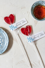 Podziękowania dla Gości Weselnych Lizaki podziękowanie za przybycie na uroczystość słodki podarek od Państwa Młodych   0