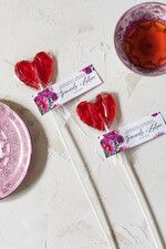 Podziękowania dla Gości Weselnych Lizaki prezenciki podarunki po weselu słodki upominek sprawiający przyjemność   0