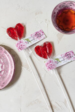 Podziękowania dla Gości Weselnych Lizaki podarunki ślubne dla gości weselnych słodki upominek   0