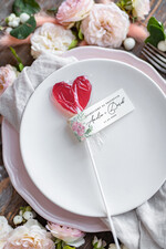 Podziękowania dla Gości Weselnych Lizaki upominki podziękowania za przybycie po ślubie słodkie zaskoczenie   0