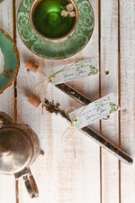 Podziękowania dla Gości Weselnych Fiolki podziękowanie za przybycie na uroczystość zawierające herbatę lub kawę   0