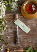 Podziękowania dla Gości Weselnych Fiolki podziękowania prezenciki dla gości weselnych  fiolka z herbata lub kawa    2