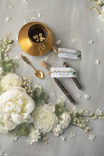 Podziękowania dla Gości Weselnych Fiolki ślubne upominki dla gości weselnych  fiolki na herbatkę lub kawę    0