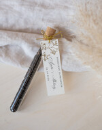 Podziękowania dla Gości Weselnych Fiolki wyjątkowe podziękowanie dla gości weselnych, piękne podziękowania dla gości fiolka z herbata, szklana fiolka z herbatką lub kawą 1