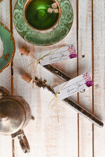 Podziękowania dla Gości Weselnych Fiolki podziękowania od pary młodej po weselu w postaci zielonej lub czarnej herbaty   0