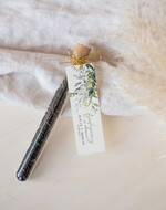 Podziękowania dla Gości Weselnych Fiolki prezenty dla gości weselnych, piękne podziękowania dla gości weselnych, ręcznie zdobione fiolki z herbatą, fiolki na herbatę, podziękowania dla gości herbata 2