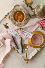 Podziękowania dla Gości Weselnych Fiolki ślubne upominki dla gości w postaci zielonej lub czarnej herbaty   0